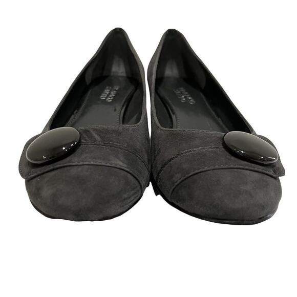 Franco Sarto women’s grey suede heels pumps dress shoes - 7.5 - Picture 3 of 6